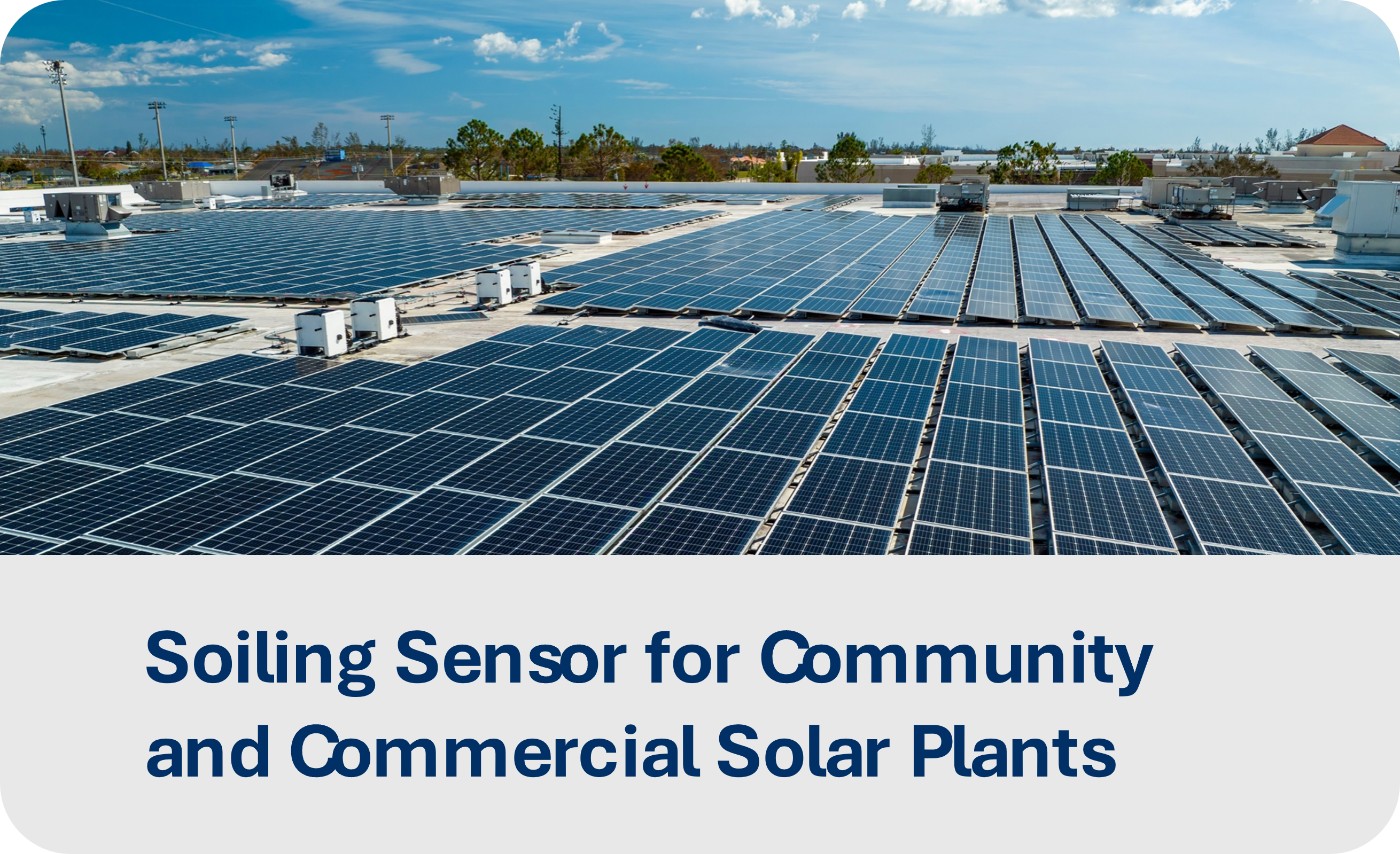 soiling sensor for community and commercial solar plants thumbnail